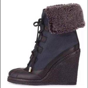 Tory Burch wedge boots